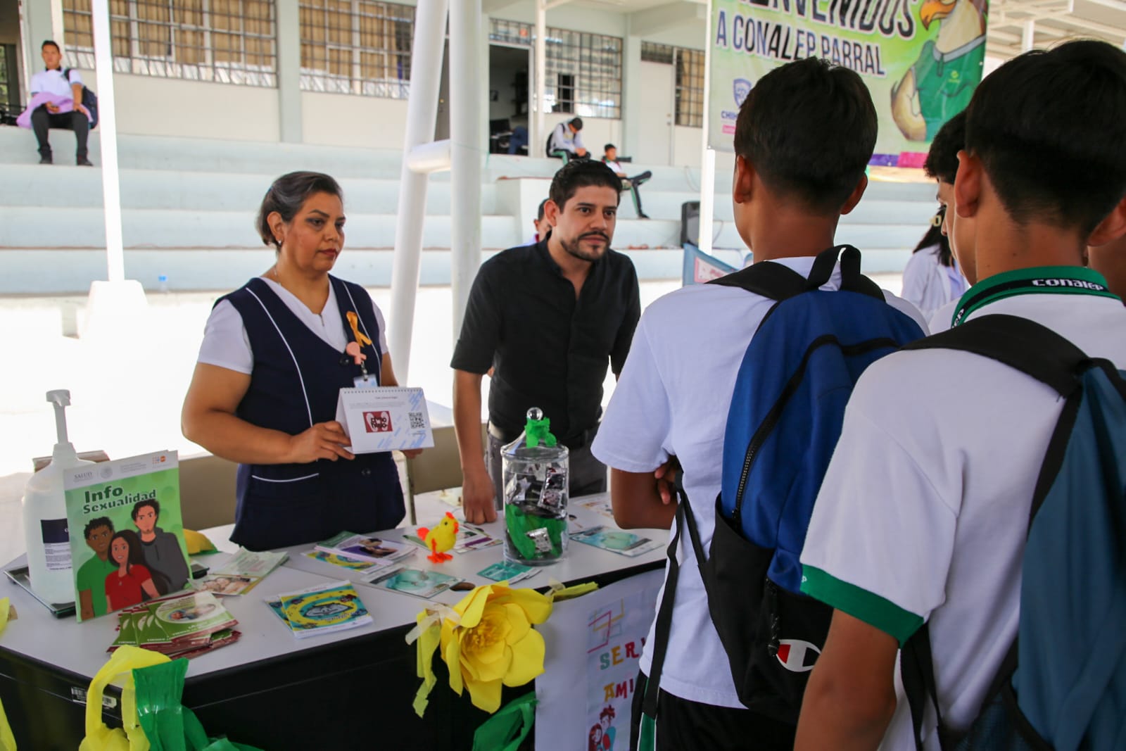 CONALEP organizes the Physical and Mental Health Fair in Parral