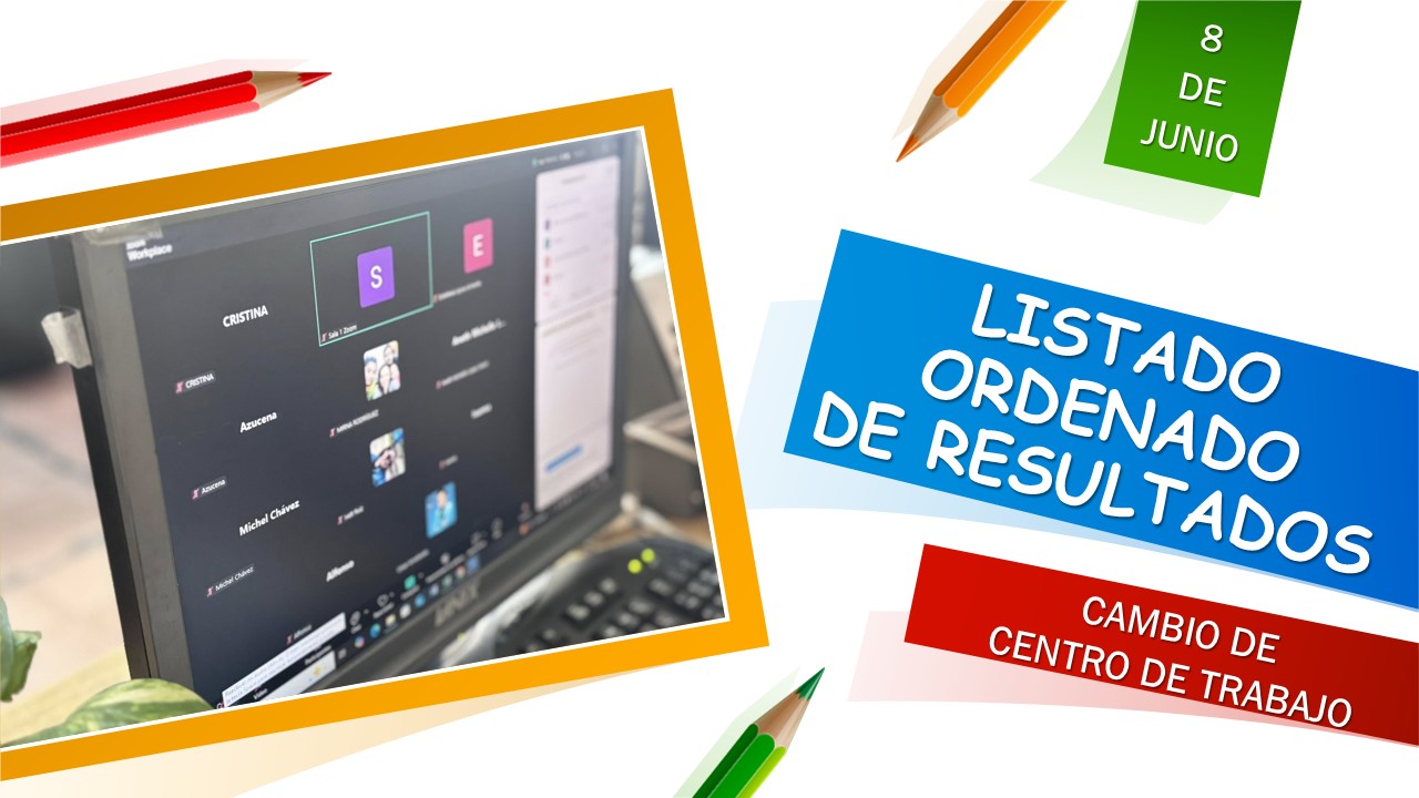 CONSULTA EL LISTADO ORDENADO DE CAMBIOS DE CENTRO DE TRABAJO 2026